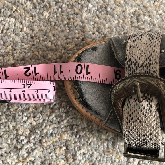 Freebird by Steven Gray and Snake Print Sandals - Picture 7 of 7